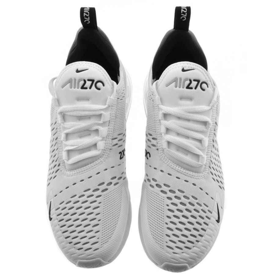 Nike black and white air max 270 trainers store